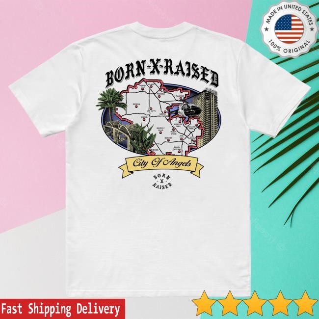 Official Born X Raised Merch Store Shop Born X Raised The Land T Shirt: White BornxRaised