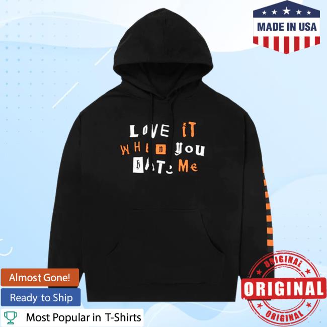 Official Avril Lavigne Merch Avril Lavigne Love It When You Hate Me Longsleeve T Shirt