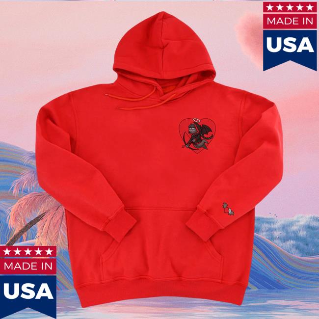 Official Badboy Halo Merch Badboyhalo Valentine Cupid Sweatshirt Red Bad Boy Halo Shop