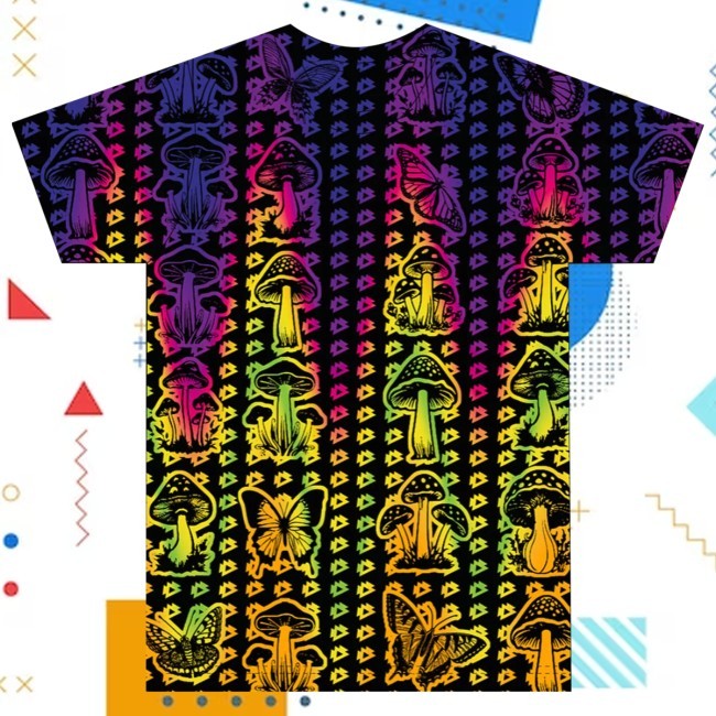 WAKAAN Rainbow Sublimated Tee Shirt