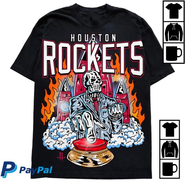 Rockets Launch Site Top Shirt - Black | Warren Lotas Official NBA