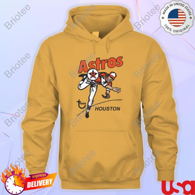 Official Houston Astros Homage x Topps Gold Tri-Blend Shirts
