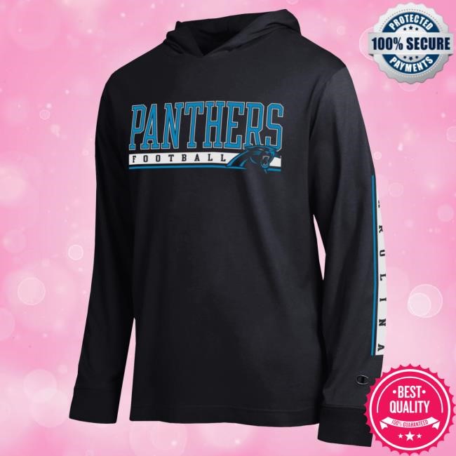 Black Champion NFL Football Carolina Panthers All Star Heavy