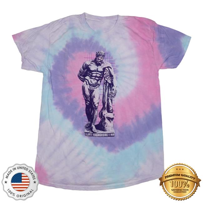 Official Raskol Apparel I Lift Therefore I Am Tie Dye Shirt RaskolApparel