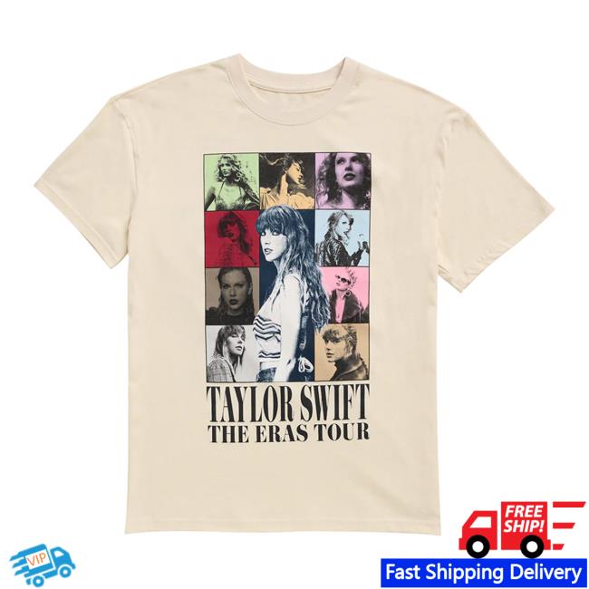 Official Taylor Seift Swift Clothing Store Shop Taylor Swift The Eras International Tour Beige Shirt 2023 TaylorSwift