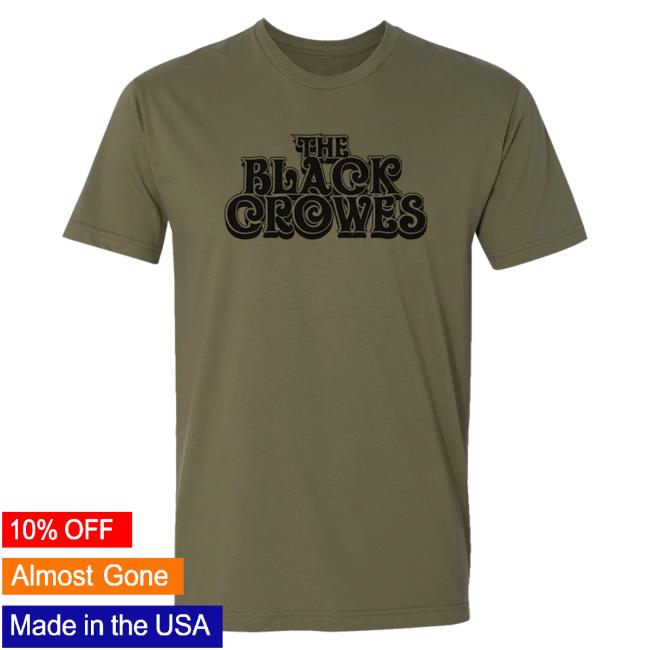 Official The Black Crowes Army Green Tees