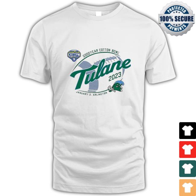 Tulane Green Wave 2023 Cotton Bowl Arlington Shirt