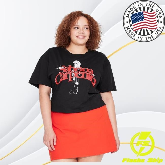 Abrina Carpenter Short Sleeve Graphic Tshirt