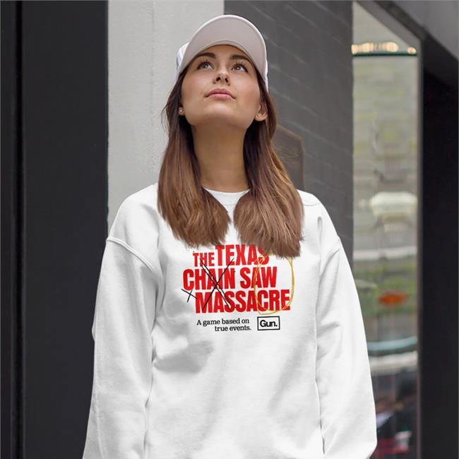 Weskeltner The Texas Chain Saw Massacre A Game Based On True Events Gun Hoodie