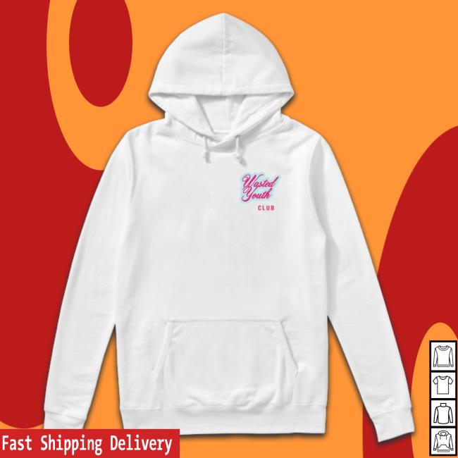 Official Fletcher wasted youth club font logo Tee