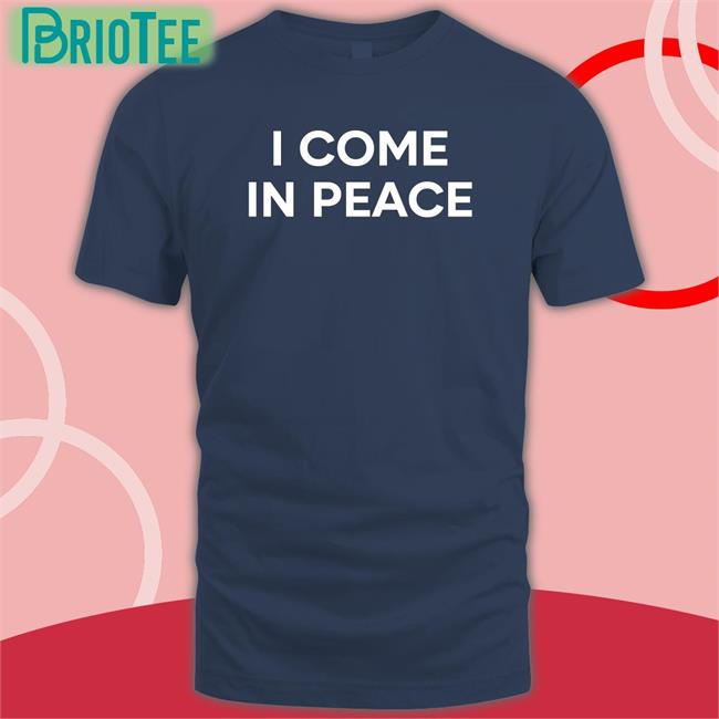 Gure I Come In Peace Original Black Tee Shirts Gureko11