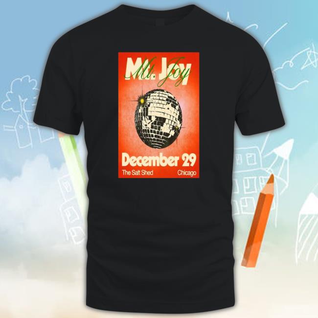 Design Mt. Joy The Salt Shed December 29 2023 Chicago Poster Hooded Sweatshirt