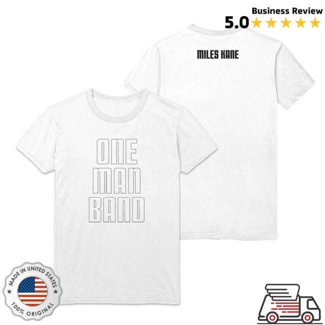 Official Miles Kane Merch One Man Band New Shirt Miles Kane
