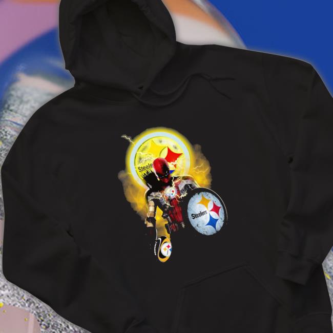 Spiderman Pittsburgh Steelers Football Logo T-Shirt