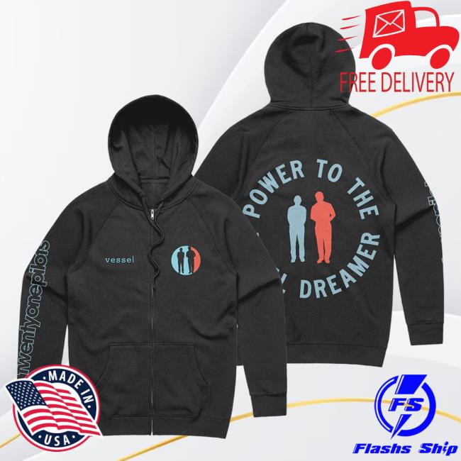 Official 21 Pilots Apparel Clothing Store Merch Twenty One Pilots Vessel Power To The Local Dreamer Hoody TwentyOnePilots 21Pilots Shop