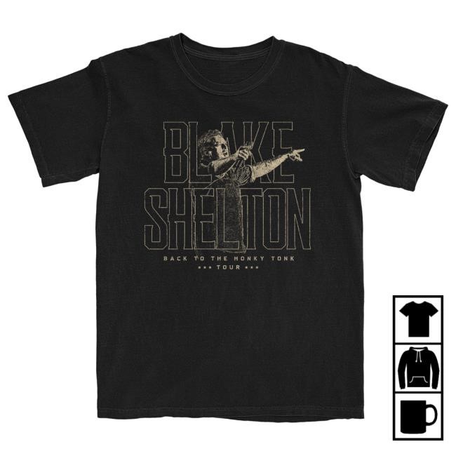 Apparel Blake Shelton | Official Store Blake Shelton Back To The Honky Tonk Live T Shirt