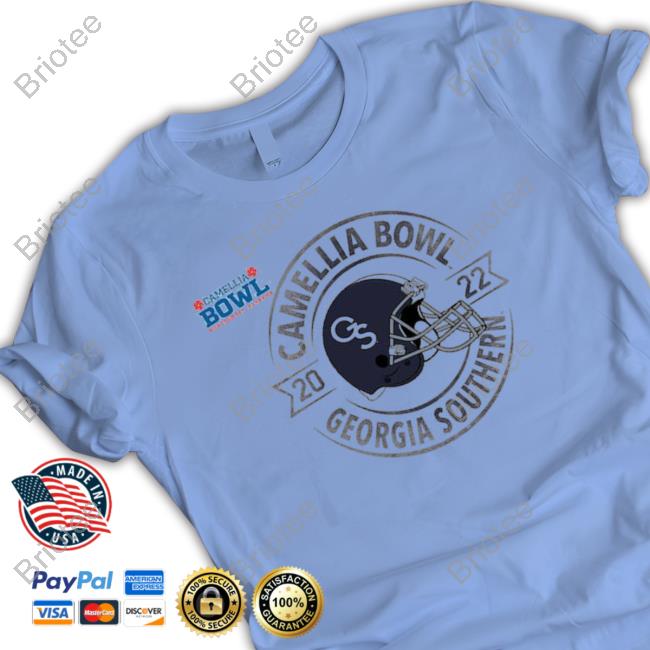 Official Georgia Southern 2022 Camellia Bowl logo T-Shirt