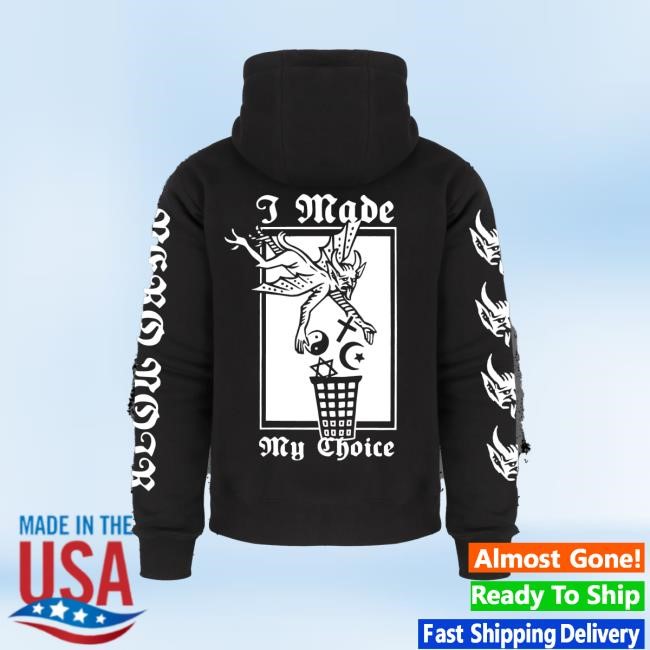 NeroNoir - I Made My Choice Zip Hoodie Behemoth Merch