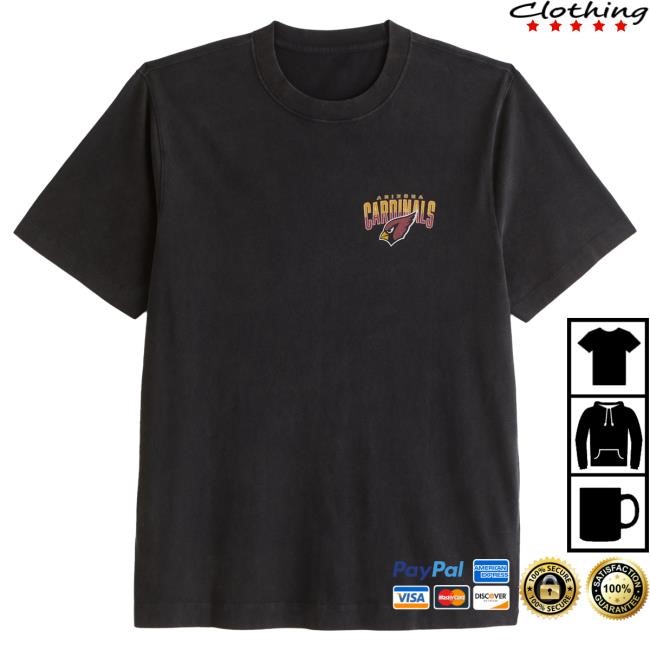 Official Abercrombie And Fitch Apparel Clothing Merch Arizona Cardinals Graphic T Shirt Abercrombie Store Shop