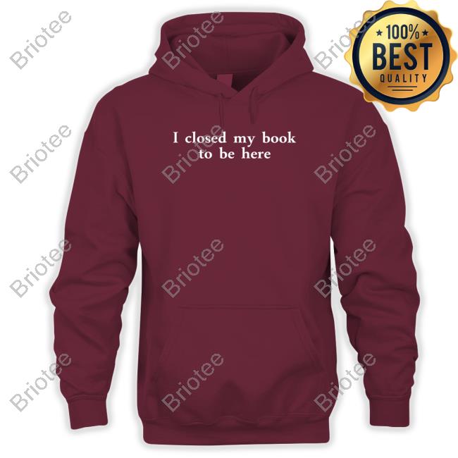 Miahcombat I Closed My Book To Be Here Long Sleeve T Shirt
