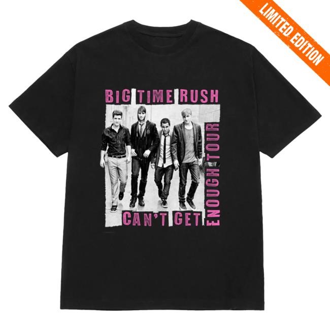 Official Big Time Rush Shop Walking In The Rain New T-Shirt