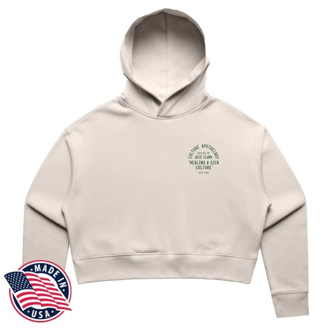Tpusamerch Shop Culture Apothecary Crop Hoodie Hood