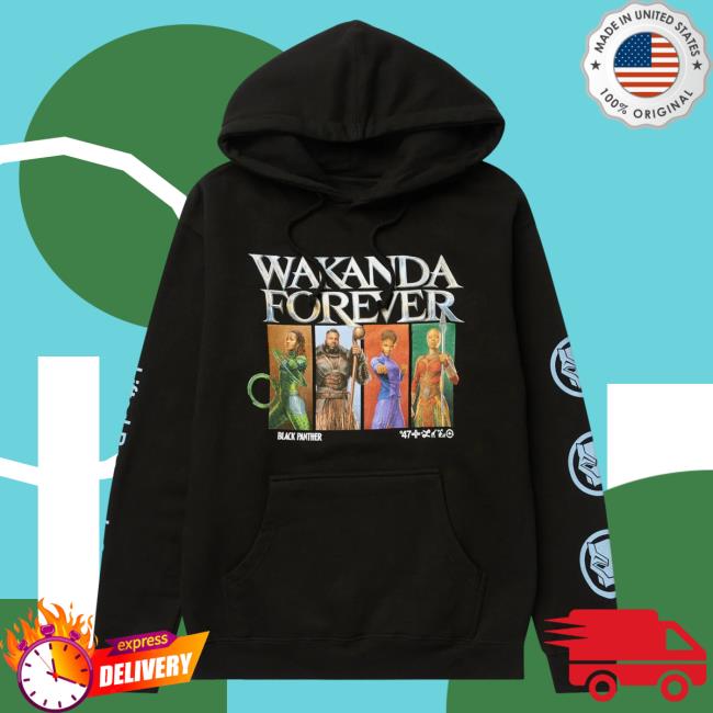 Official Lrg Lifted Research Group Clothing Shop Back Panther Wakanda Forever Crewneck Sweatshirt