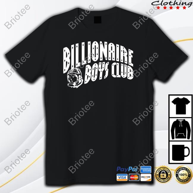 Billionaire Boys Club Icream Merch Classic Curve Logo Crewneck Sweatshirt Black
