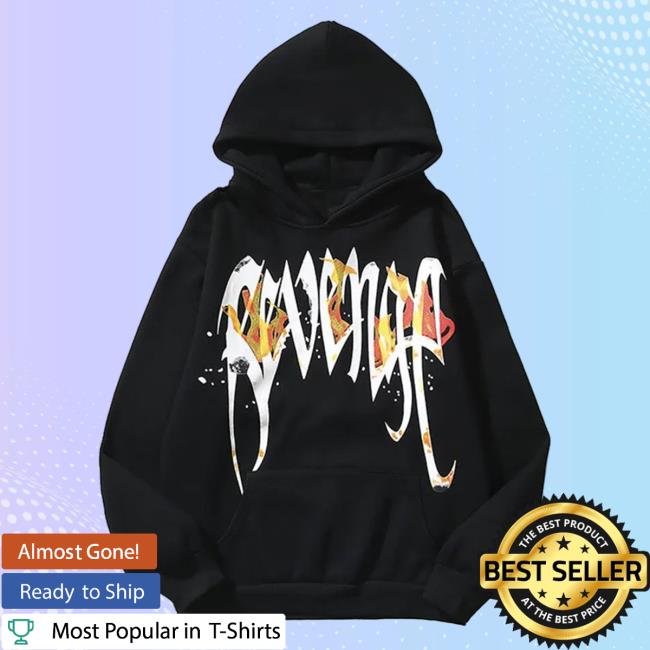 Official Revenge XXXTentacion Apparel Clothing Store Shop Revenge Burn Sweatshirt XXX Tentacion Merch