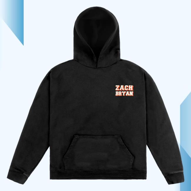 Official ZachBryan Merch Store Zach Bryan Shop American Heartbreak Black Pull Over Hoodie 2023 Tour Apparel Clothing