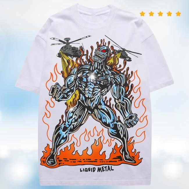 Warren Lotas Liquid Metal T Shirt Warren Lotas Shop
