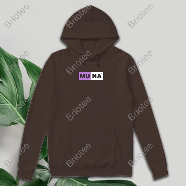 Muna Merch Sad Soft Pop Songs Logo Brown shirt
