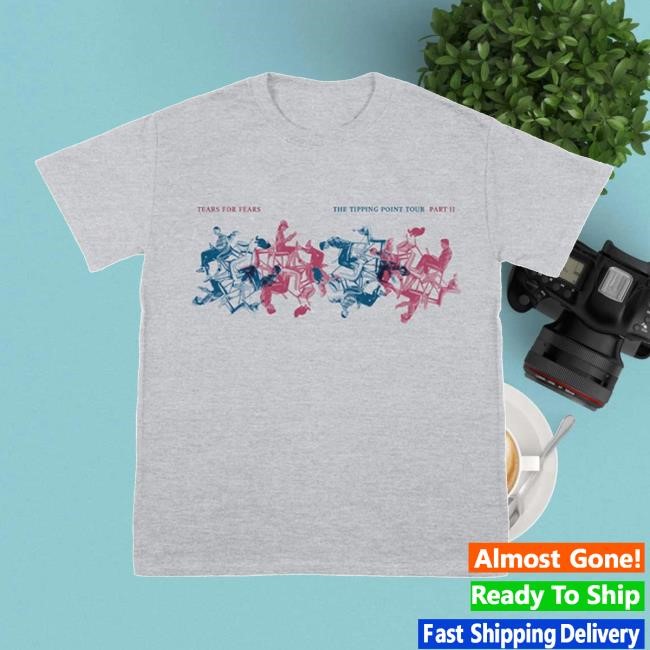 Tears For Fears Official Merch Shop The Tipping Point Part 2 Heather Grey Tour Top Shirt
