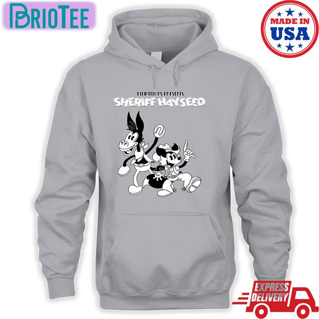Fanfiber Merch Piemations Presents Sheriff Hayseed Sweatshirt