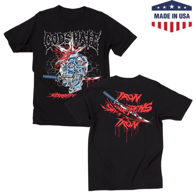 God's Hate Iron Sharpens Iron T Shirt Closed Casket Activities