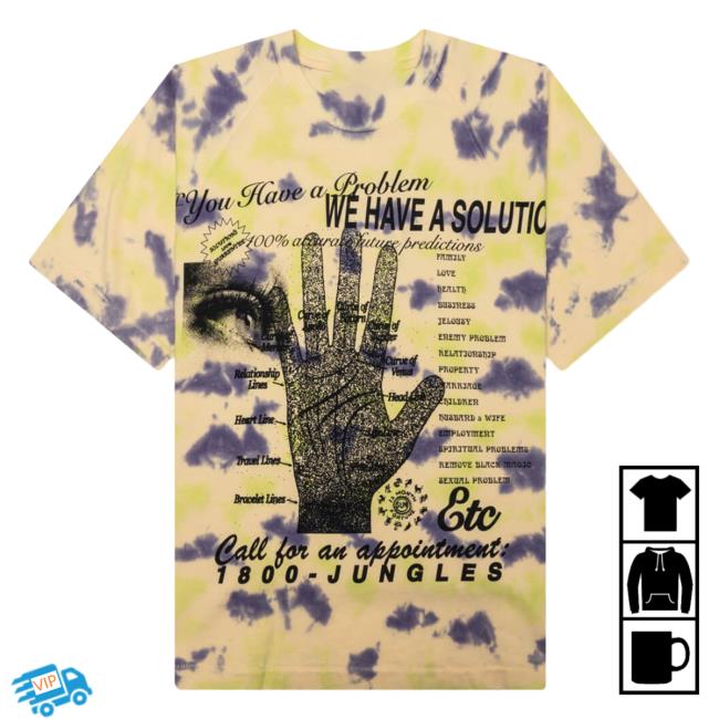 Official Feature Merch Store Shop Jungles Solutions Top Shirt - Tie Dye Feature Apparel Clothing