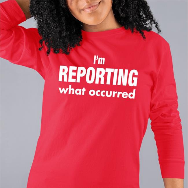 Craig Mauger I’M Reporting What Occurred Hooded Sweatshirt Craig DMauger