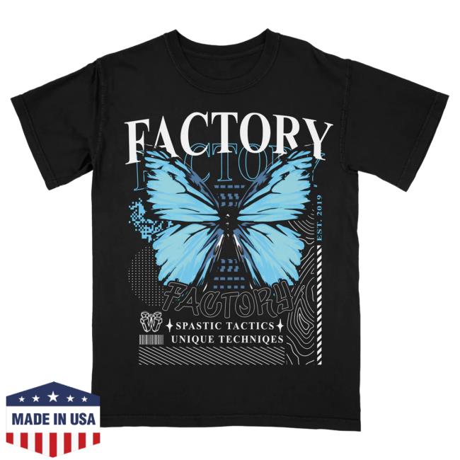 Official Wobble Factory Factory Butterfly Shirts