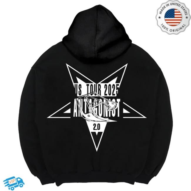 Official Playboi Carti Merch Store Antagonist Tour 2.0 Black Hoody