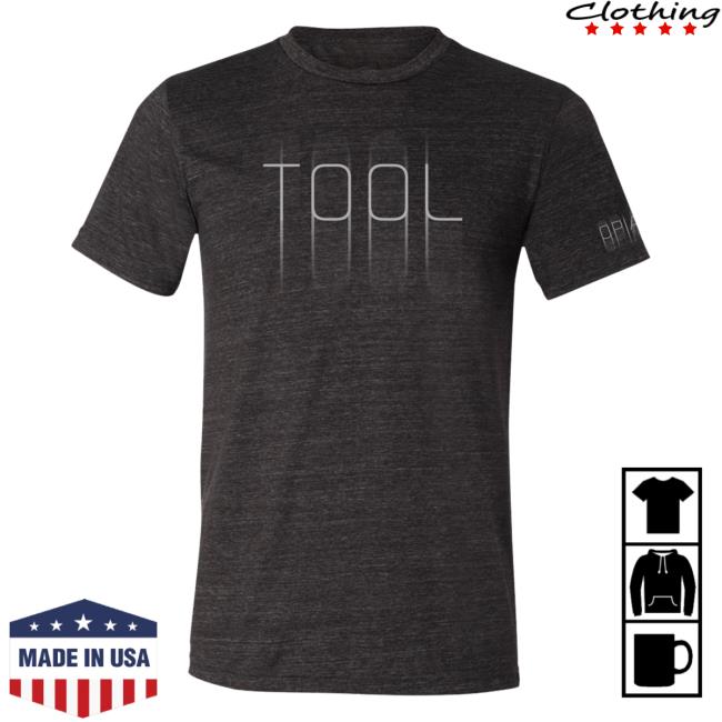 Official Tool Muisc Band Clothing Store Shop Opiate² Logo T-Shirts Charcoal Black ToolBand ToolMusic Merch