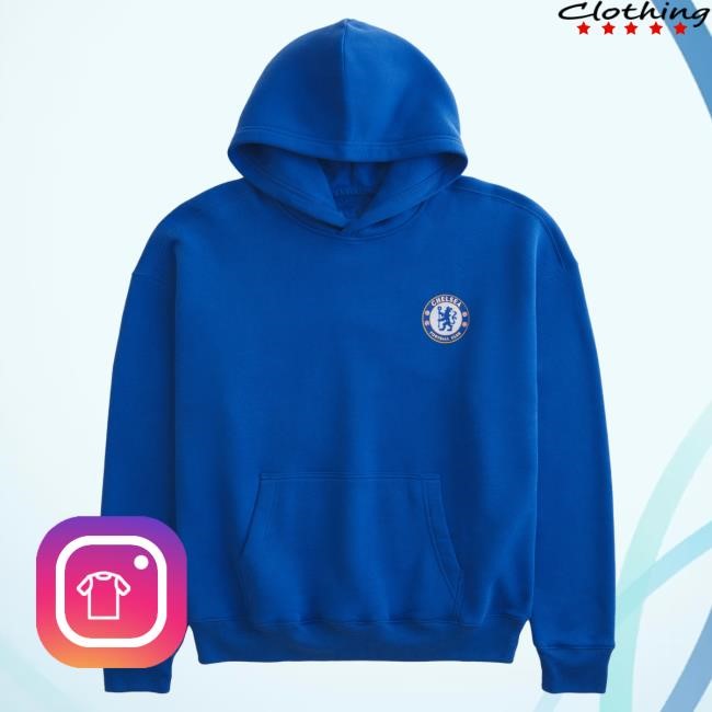 Official Hollister Apparel Boxy Chelsea FC Graphic Hoodie HollisterCo
