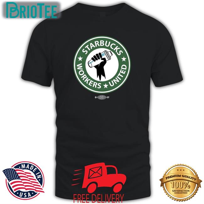Starbucks Workers United Merch SBWU Starbucks Workers United Long Sleeve Tee Billy Bragg
