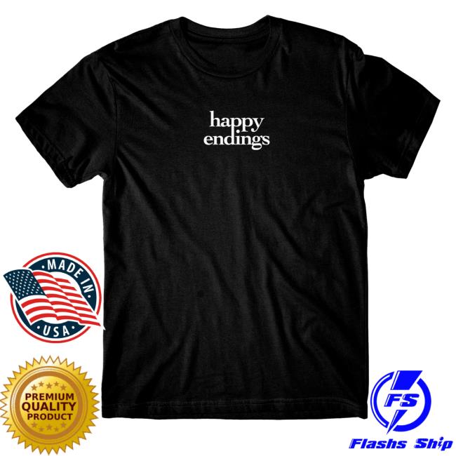 Danny Duncan Merch Happy Endings Black T Shirt