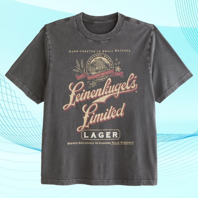 Official Abercrombie And Fitch Apparel Clothing Merch Leinenkugels Vintage-Inspired Graphic Shirt Abercrombie Store Shop