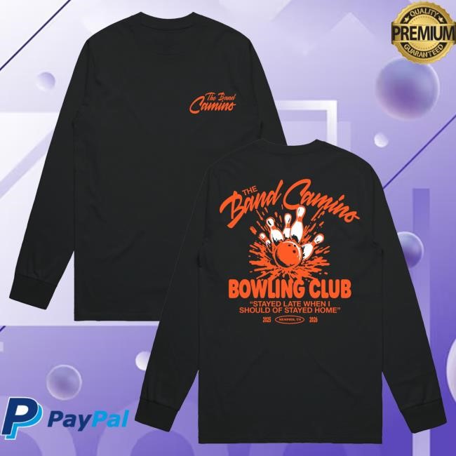 Official The Band Camino Merch Store Bowling Club Long Sleeve Hot Shirt