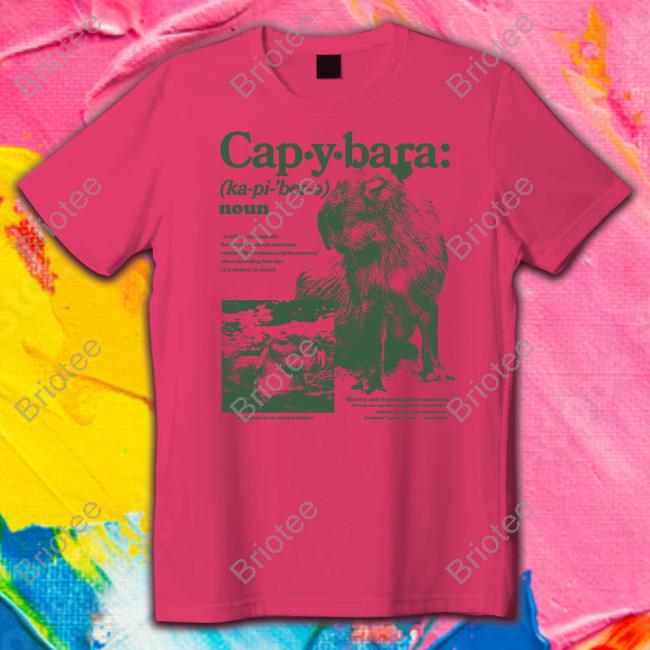 Capybara Defined Hoodie Capybara Defined Long Sleeve Tee