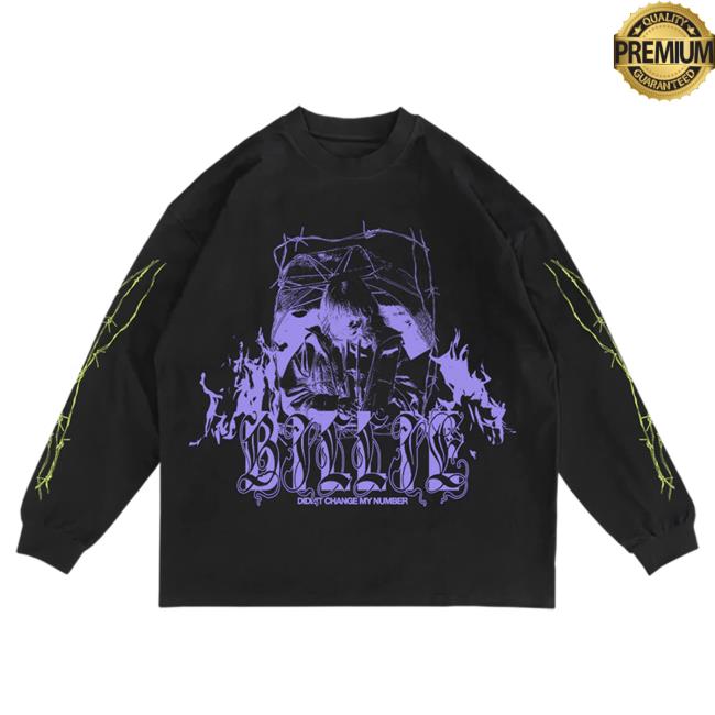 Official Interscope Records Billie Eilish Merch Store Be Nicer Long-Sleeve Billie Eilish Apparel Clothing Shop