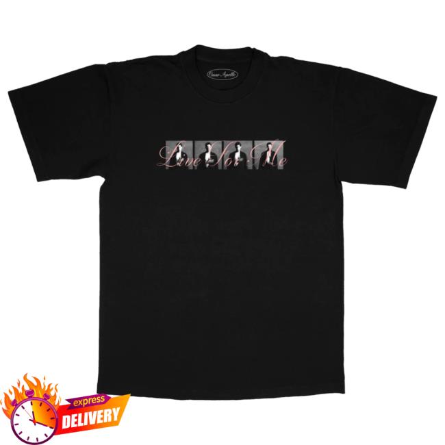 Official Omar Apollo Shop Merch Live For Me T-Shirt Black