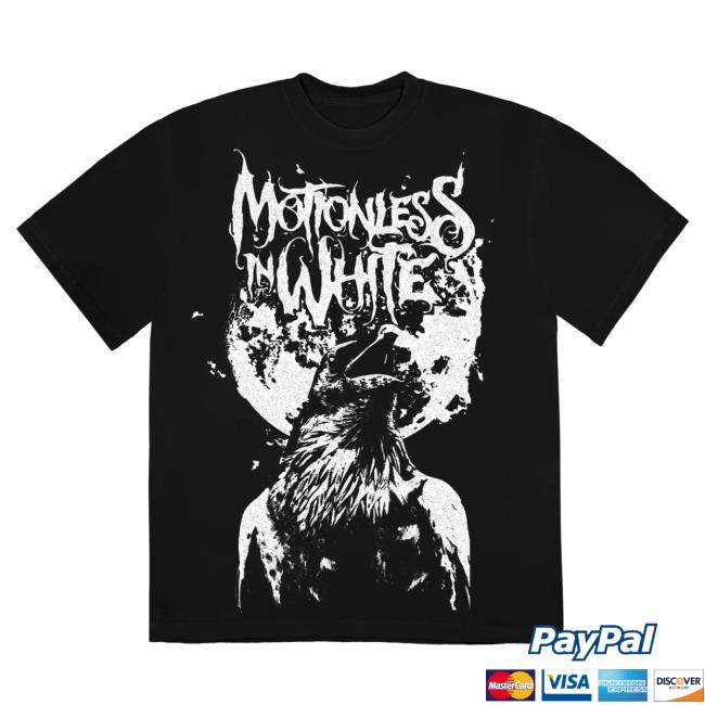 Motionless In White Merch Crow T Shirt