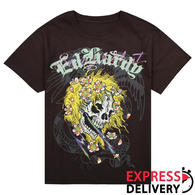 Ed Hardy Crazy Skull Boxy New Shirt | Complex Clothing Official